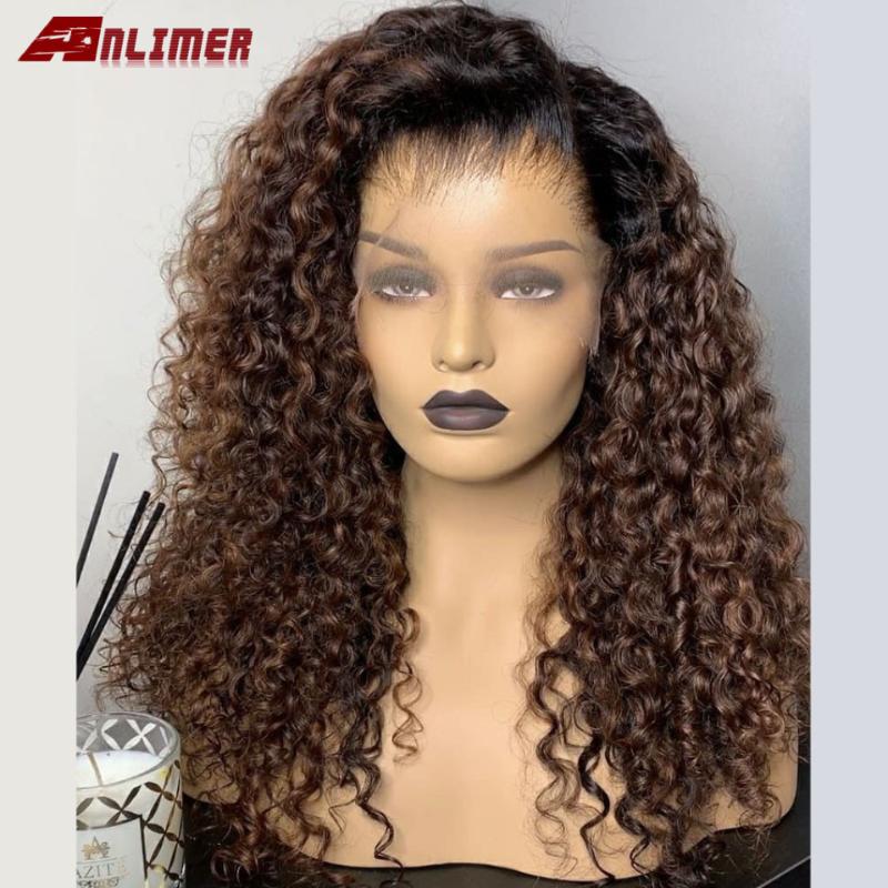 Curly Lace Front Wigs Brazilian Remy Human Hair Wigs With Baby Hair Ombre Dark Brown Lace Frontal Wig T Part Wig For Women, Left part wig
Curly Lace Front Wigs Brazilian Remy Human Hair Wigs With Baby Hair Ombre Dark Brown Lace Frontal Wig T Part Wig For Women, Left part wig