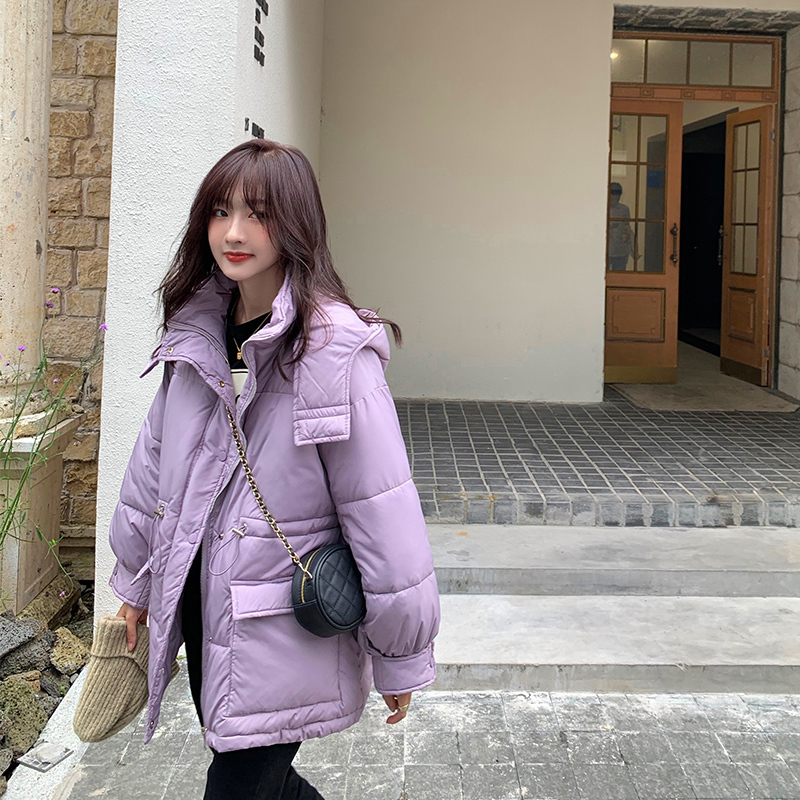 Women's Korean style loose cotton-padded jacket 2020 new cotton-padded jacket student winter clothing bread jacket trend LJ201127