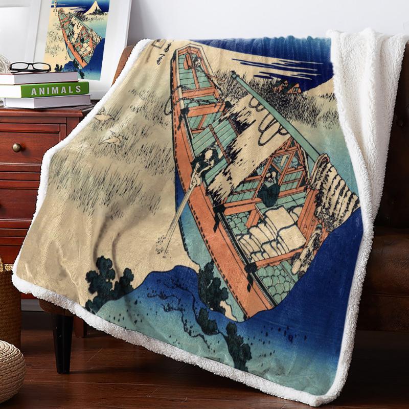 Japan Mount Fuji Boat Throw Blanket Bedspread Coverlet Soft Warm Fleece Blanket Christmas Decor Blankets for Beds
Japan Mount Fuji Boat Throw Blanket Bedspread Coverlet Soft Warm Fleece Blanket Christmas Decor Blankets for Beds