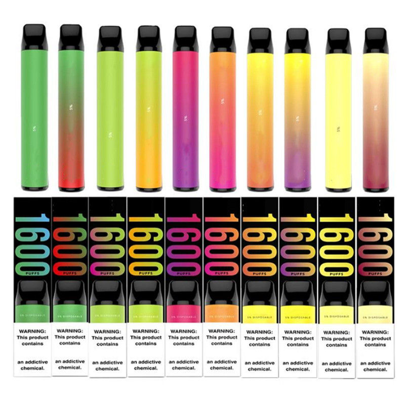 Puff XXL Disposable E Cigarettes 1600 Puffs Flavor Vaporizers Prefilled 6.5ml Pods Device Vape Pen 1000mAh Battery 43 colors By Air
Puff XXL Disposable E Cigarettes 1600 Puffs Flavor Vaporizers Prefilled 6.5ml Pods Device Vape Pen 1000mAh Battery 43 colors By Air