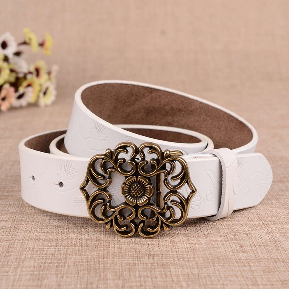 Leather belt lady pure cow leather court antique belt Korean women leather decorative belt, Black
Leather belt lady pure cow leather court antique belt Korean women leather decorative belt, Black