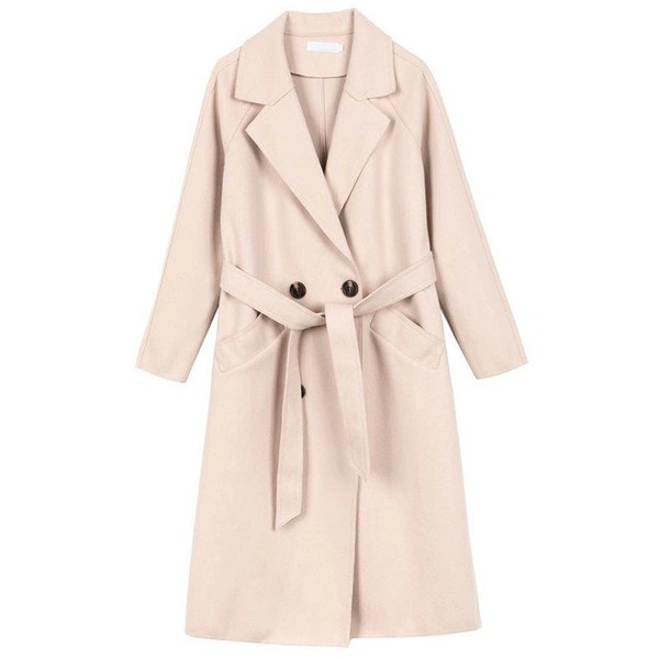 Winter Coat Women Wide Lapel Belt Pocket Wool Blend Coat Oversize Long Trench Outwear Wool Women 2020, Beige
Winter Coat Women Wide Lapel Belt Pocket Wool Blend Coat Oversize Long Trench Outwear Wool Women 2020, Beige