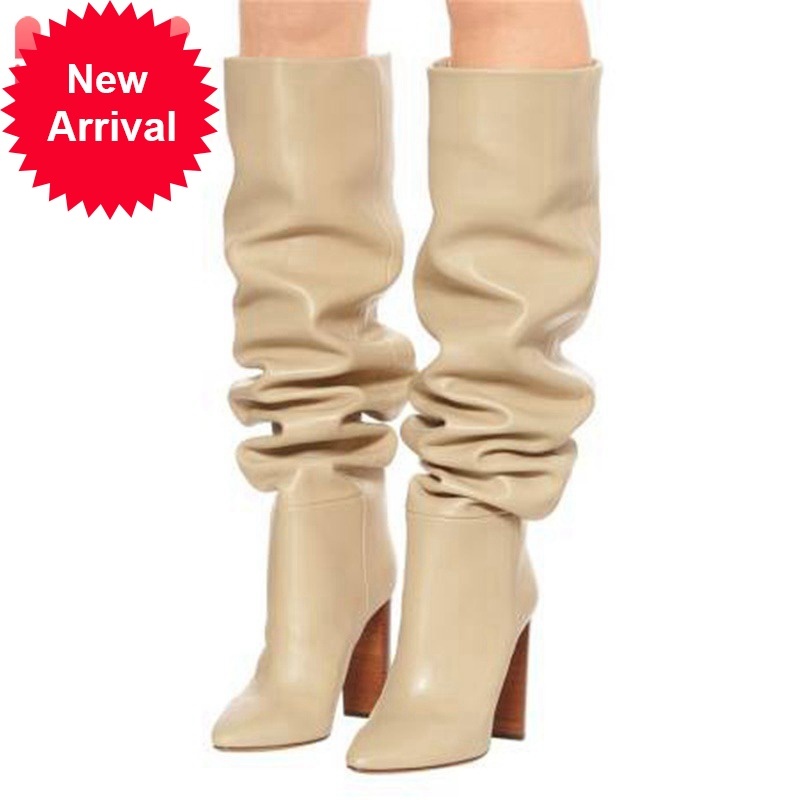 Top quality mulheres joelho botas sexy poin ted toe grosso salto alto silp sobre sapatos moda festa de rua senhoras calados tamanho 33-44, Ivory
Top quality mulheres joelho botas sexy poin ted toe grosso salto alto silp sobre sapatos moda festa de rua senhoras calados tamanho 33-44, Ivory