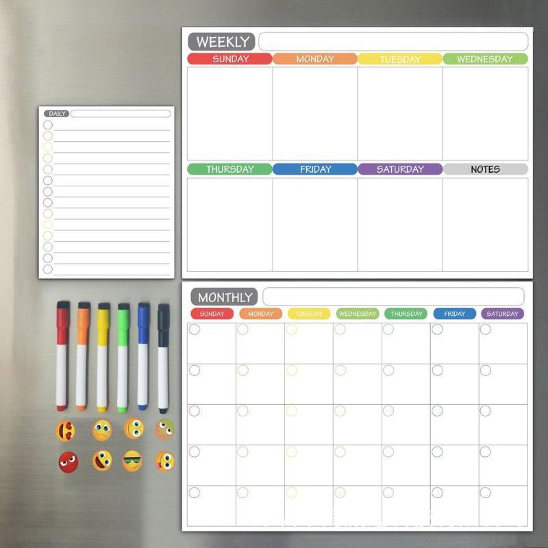 Erasable Refrigerator Magnetic Calendar Planner Durable Practical Memo Refrigerator Sticker Message Board1
Erasable Refrigerator Magnetic Calendar Planner Durable Practical Memo Refrigerator Sticker Message Board1