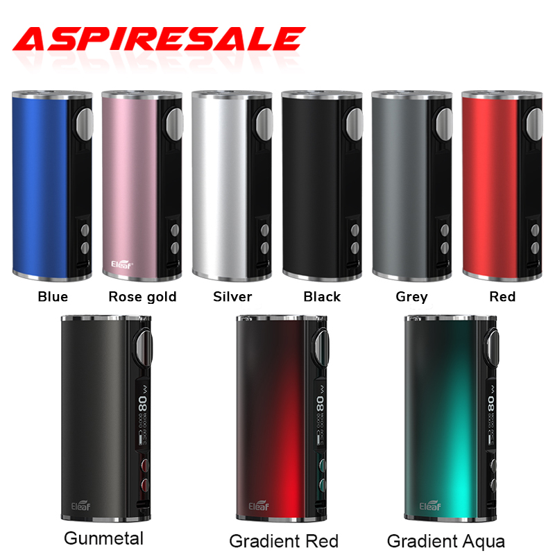 Authentic Eleaf iStick T80 Battery Mod 3000mAh Small yet clear LED display and Numerous battery protection
Authentic Eleaf iStick T80 Battery Mod 3000mAh Small yet clear LED display and Numerous battery protection