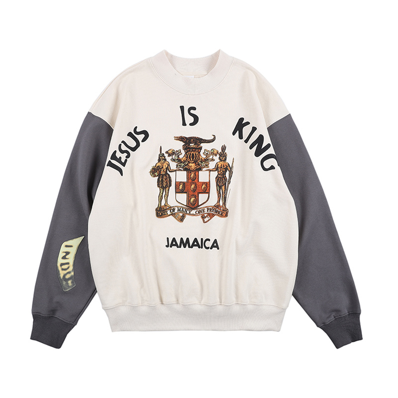 2021 New Hip Hop Kanye West Jesus Is King Hoodies Letter Man Print Neck Autumn Sweater Streetwear Fashion Swe TGTC, Beige
2021 New Hip Hop Kanye West Jesus Is King Hoodies Letter Man Print Neck Autumn Sweater Streetwear Fashion Swe TGTC, Beige