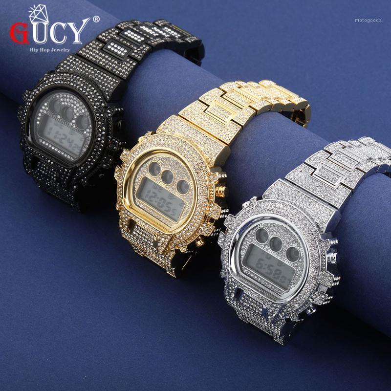 GUCY Stainless Steel Digital Movt Watch Iced Out Lab Diamond Watch Hip Hop Jewelry Gift1, Gold
GUCY Stainless Steel Digital Movt Watch Iced Out Lab Diamond Watch Hip Hop Jewelry Gift1, Gold