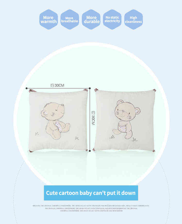 6 Pcs/Set Children's Cot Bumper Baby Head Protector Baby Bed Protection Bumper Cotton Cot Baby Bumpers In the Crib 220209