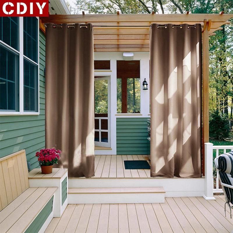 CDIY Solid Outdoor Blackout Curtains 15 Colors Modern Window Curtains For Garden Thick Drapes Porch Gazebo, Black
CDIY Solid Outdoor Blackout Curtains 15 Colors Modern Window Curtains For Garden Thick Drapes Porch Gazebo, Black