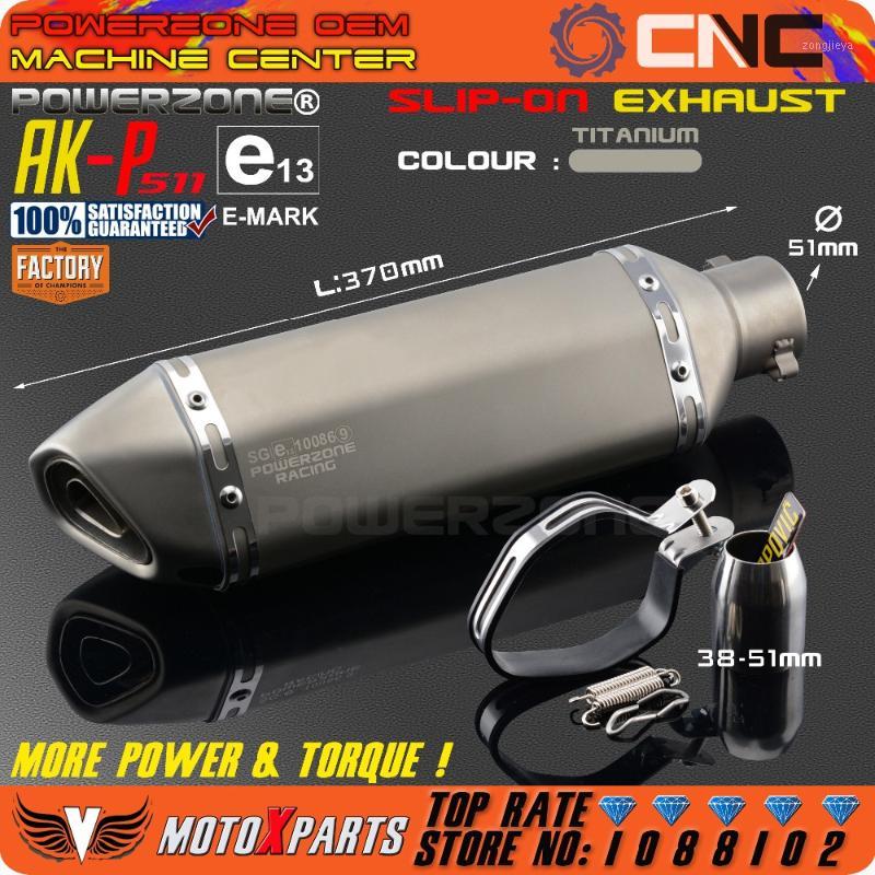 Modified Motorcycle E-Mark AK-P511 Exhaust Pipe Universal Muffler For CB CRB YZFR EXC R6 ZX-6R ZX-10R GSXR Scooter ATV1
Modified Motorcycle E-Mark AK-P511 Exhaust Pipe Universal Muffler For CB CRB YZFR EXC R6 ZX-6R ZX-10R GSXR Scooter ATV1
