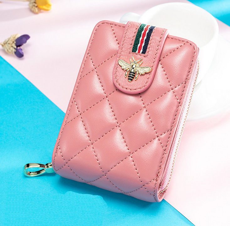 Hot Sale New RFID protected Genuine leather bee women designer card holders lady fashion sheep leather zero wallets female casual clutchs, Red
Hot Sale New RFID protected Genuine leather bee women designer card holders lady fashion sheep leather zero wallets female casual clutchs, Red