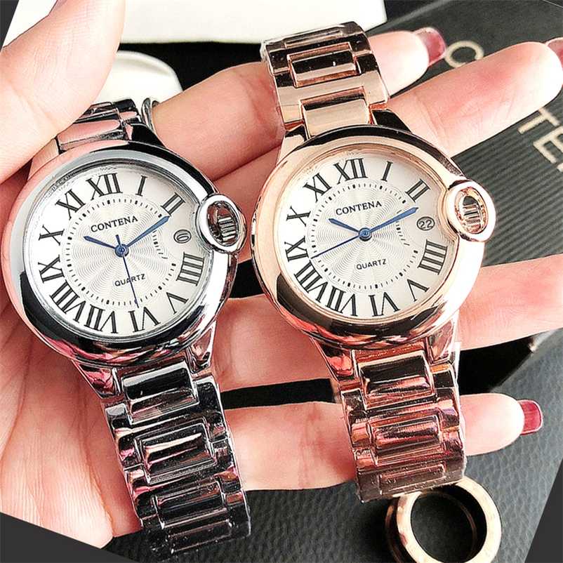 Watches Women Fashion Watch Luxury Famous Brand Stainless Steel Analog Quartz Watches Ladies Wristwatches Auto Date Clock 220107, Silver rose gold
Watches Women Fashion Watch Luxury Famous Brand Stainless Steel Analog Quartz Watches Ladies Wristwatches Auto Date Clock 220107, Silver rose gold