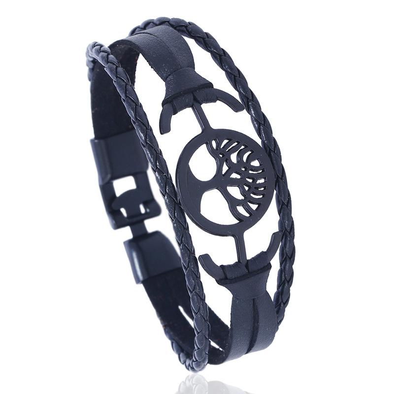 Charm Bracelets Arbre De Vie Tree Of Life Couple Bracelet Matching Handmade Leather Jewelry Pulseras Gift Men Accessories Bisuteria Feminina
Charm Bracelets Arbre De Vie Tree Of Life Couple Bracelet Matching Handmade Leather Jewelry Pulseras Gift Men Accessories Bisuteria Feminina