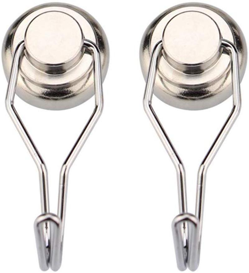 2pcs Swivel Swing Magnetic Hooks 37.5/66LBS Strong Neodymium Magnet Hook Powerful Redrigerator Hooks Holder Storage For Home
2pcs Swivel Swing Magnetic Hooks 37.5/66LBS Strong Neodymium Magnet Hook Powerful Redrigerator Hooks Holder Storage For Home