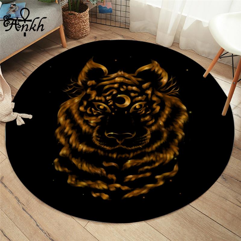 Tiger by Taemin Ankh Bedroom Carpets Luxury Round Area Rug for Living Room Black Golden Floor Rug Animal Moon Tapis 120cm, Deer
Tiger by Taemin Ankh Bedroom Carpets Luxury Round Area Rug for Living Room Black Golden Floor Rug Animal Moon Tapis 120cm, Deer