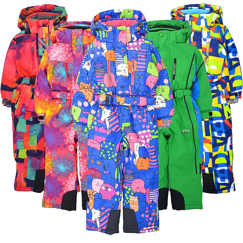 2020 children's winter outdoor ski suitwind and snow plus velvet thickening, suitable for 3-10 years old. LJ201216