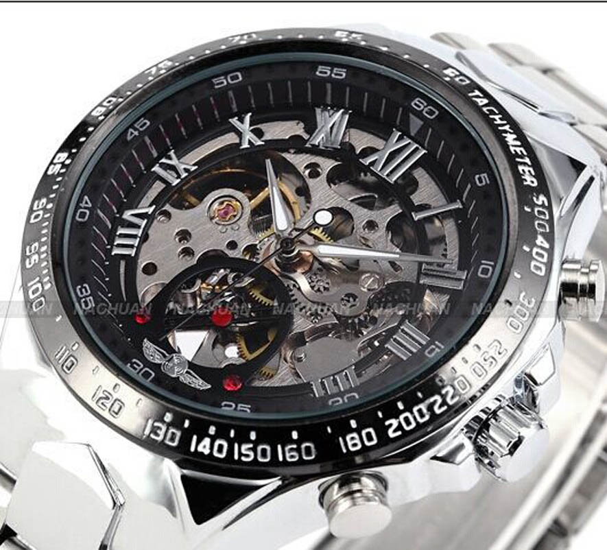 2021 fashion steel men male clock winner brand stylish design classic mechanical self wind wrist dress skeleton watch gift, White
2021 fashion steel men male clock winner brand stylish design classic mechanical self wind wrist dress skeleton watch gift, White