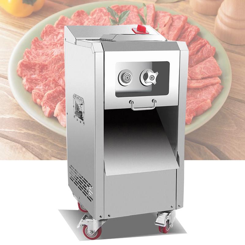 2200W Machine For Cutting Meat New High-power Meat Slicer Commercial Vertical Shredder Slicer JAGDE