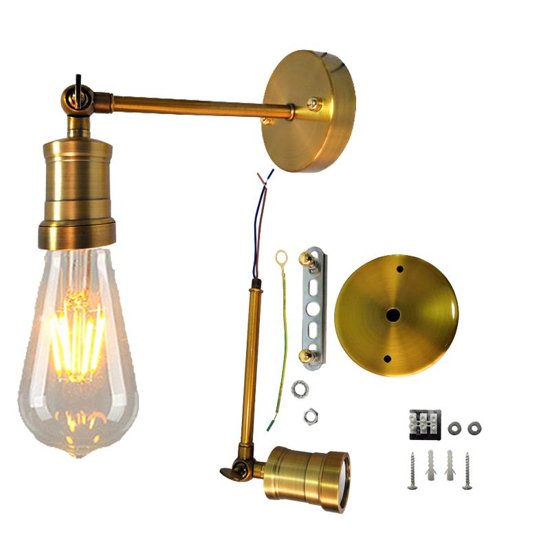 Nordic Creative Adjustable E27 Wall Light Retro Iron Gold Bronze Aisle Wall Lamp For Restaurant Bar Cafe Bedroom Apartment Hotel
Nordic Creative Adjustable E27 Wall Light Retro Iron Gold Bronze Aisle Wall Lamp For Restaurant Bar Cafe Bedroom Apartment Hotel