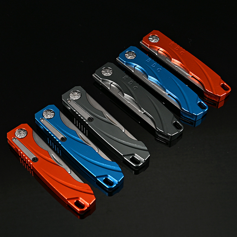 high quality mini alumium handle carbon steel blade sharp multifunction camping light weight folding pocket knife outdoor tool men gift edc
high quality mini alumium handle carbon steel blade sharp multifunction camping light weight folding pocket knife outdoor tool men gift edc
