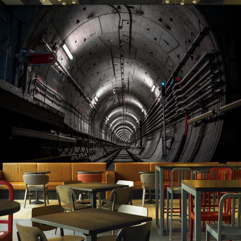 Dropship Photo Wallpaper 3D Three-dimensional Extension Space Wallpaper Time and Space Tunnel Restaurant Background Murals, As pic
Dropship Photo Wallpaper 3D Three-dimensional Extension Space Wallpaper Time and Space Tunnel Restaurant Background Murals, As pic
