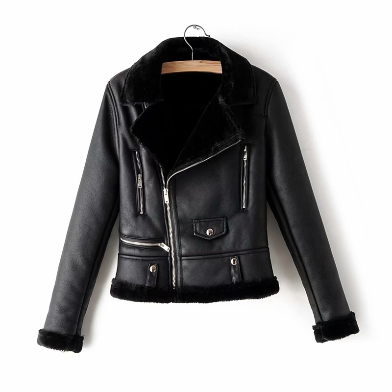 2021 New Female Fashions Lamb Wool Leather Winter Lady Black Thick Women Jackets Women's Suits with Fancy Zipper Girls Outerwear 5VSU
2021 New Female Fashions Lamb Wool Leather Winter Lady Black Thick Women Jackets Women's Suits with Fancy Zipper Girls Outerwear 5VSU