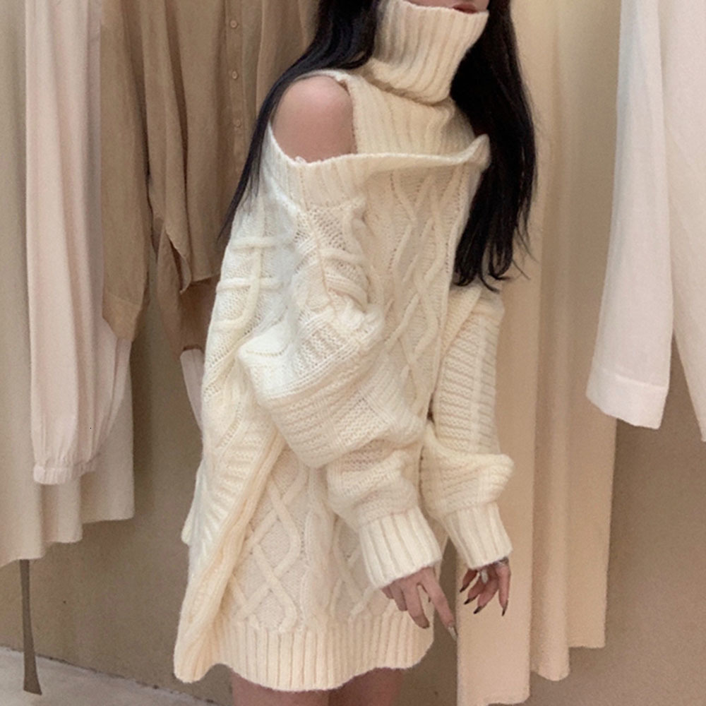 2021 New Korean Version Turtleneck Sweater Strapless Loose Fashion Autumn Winter Long Sleeve Pullover QYYB, Beige
2021 New Korean Version Turtleneck Sweater Strapless Loose Fashion Autumn Winter Long Sleeve Pullover QYYB, Beige
