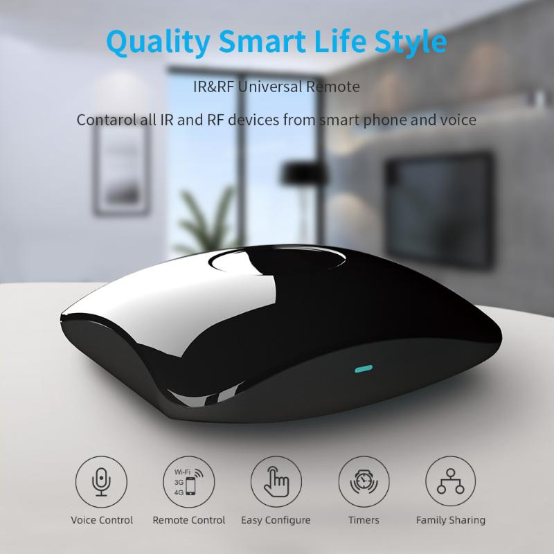 Broadlink RM4 Pro Smart Home Automation WiFi Switch IR RF Universal Intelligent Remote Controller Work With Alexa Google Home
Broadlink RM4 Pro Smart Home Automation WiFi Switch IR RF Universal Intelligent Remote Controller Work With Alexa Google Home