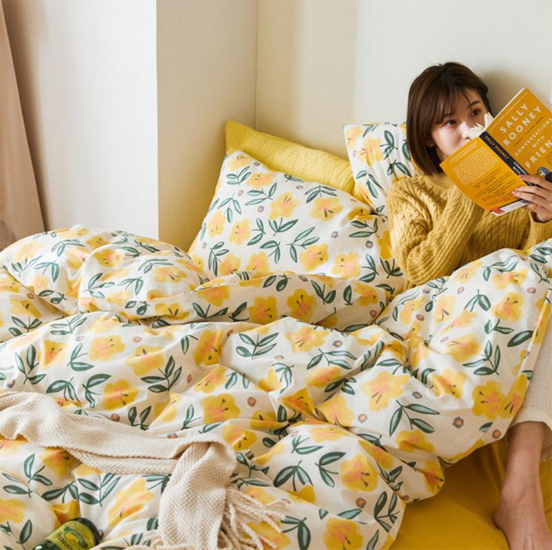 Yellow flower bedding set teen kid girl,cotton full queen king single double home textile bed sheet pillow case duvet cover, Picture color
Yellow flower bedding set teen kid girl,cotton full queen king single double home textile bed sheet pillow case duvet cover, Picture color