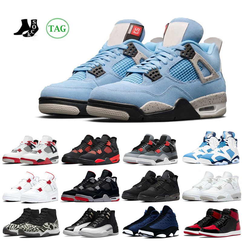 Basketball Shoes Mens UNC 6s White Oreo 4s Fire Red 1 1s Bred Patent 12s playoffs 13s Flint Men Sport Sneakers Trainers Size 5.5-13
Basketball Shoes Mens UNC 6s White Oreo 4s Fire Red 1 1s Bred Patent 12s playoffs 13s Flint Men Sport Sneakers Trainers Size 5.5-13