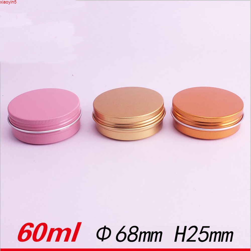 30pcs/lot Aluminum Jars 60ml Gold Pink orange Metal Tin 2oz Cosmetic Containers Crafts colorful boxs ZKH91good product
30pcs/lot Aluminum Jars 60ml Gold Pink orange Metal Tin 2oz Cosmetic Containers Crafts colorful boxs ZKH91good product