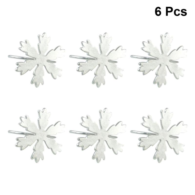 6PCS Snowflake Christams Napkin Ring Durable Napkin Holder for Every Use Banquets Holidays 
6PCS Snowflake Christams Napkin Ring Durable Napkin Holder for Every Use Banquets Holidays