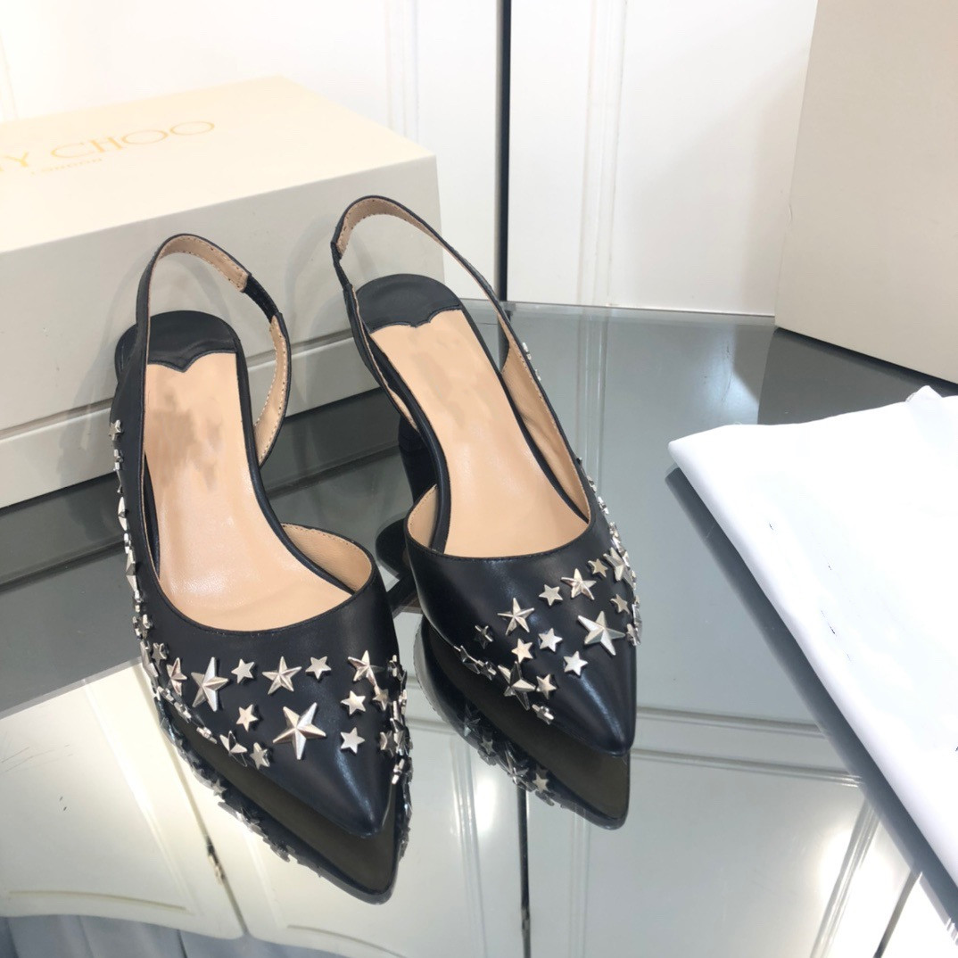 Spring summer new beaded Baotou Czech rhinestone pointed high heels stiletto sandals women's shoes, Black
Spring summer new beaded Baotou Czech rhinestone pointed high heels stiletto sandals women's shoes, Black
