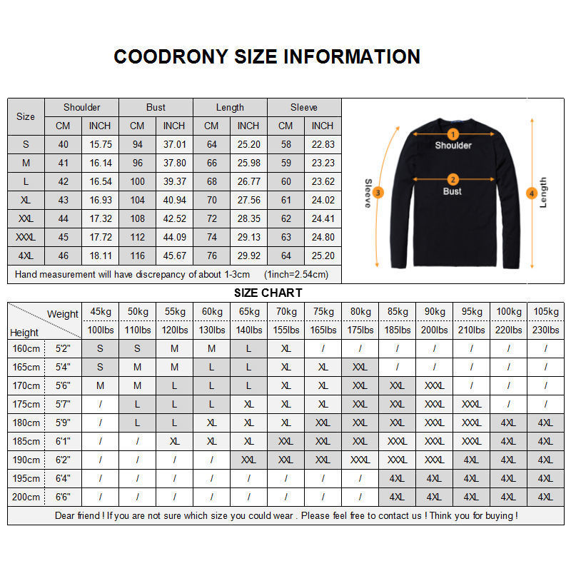 COODRONY Chinese Style Mandarin Collar T-Shirt Men Long Sleeve Cotton T Shirt Men Clothes Linen Tee Shirt Homme Tshirt T006 201202