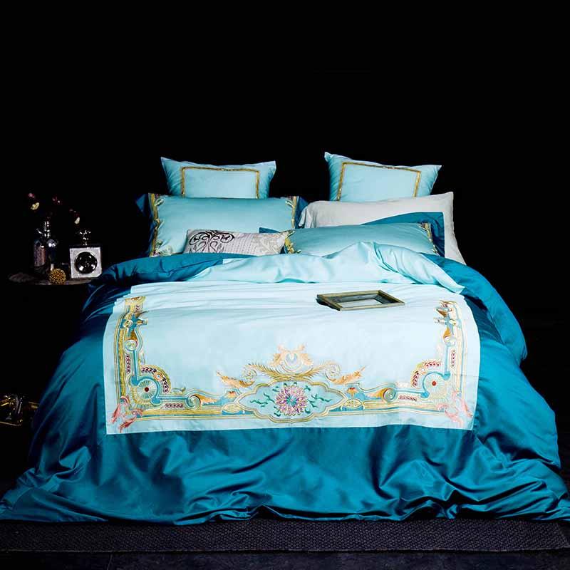 New 60S Egyptian Long-staple 100% Cotton Bedding Sets 4 Pcs Set Reactive Duvet High-end Satin American Colourful Printed Cover, 10
New 60S Egyptian Long-staple 100% Cotton Bedding Sets 4 Pcs Set Reactive Duvet High-end Satin American Colourful Printed Cover, 10