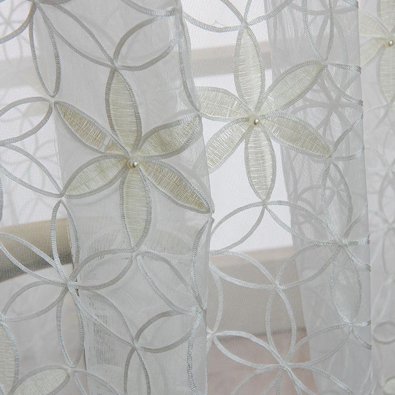 Romantic Pink Six Petals Curtain for Living Room Delicate White Pearl Sheer Tulle Finished Window Drapes Home Decor JK206Z, Beige flower
Romantic Pink Six Petals Curtain for Living Room Delicate White Pearl Sheer Tulle Finished Window Drapes Home Decor JK206Z, Beige flower