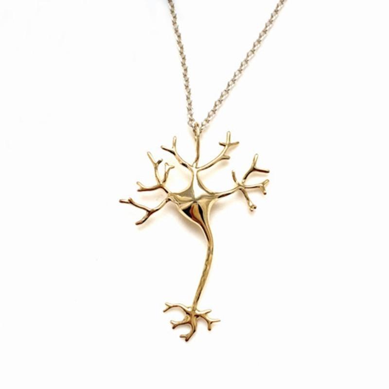 Jewelry Science 3D Neuron Lunk Necklaces For Women Punk Gold Chain Nerve Cell Colar Feminino Necklace Men Jewelry Choker 90's
Jewelry Science 3D Neuron Lunk Necklaces For Women Punk Gold Chain Nerve Cell Colar Feminino Necklace Men Jewelry Choker 90's