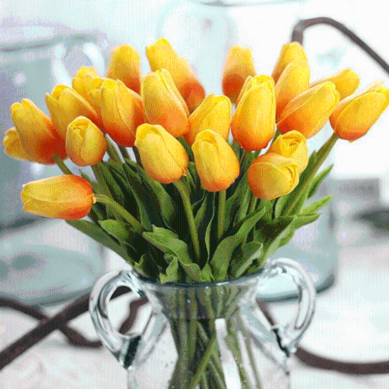 10PCS Tulip Artificial Flower Real Touch Bouquet Fake Flower for Wedding Decoration Home Garden Decor Dried Flowers Thanksgiving, 10pcs d
10PCS Tulip Artificial Flower Real Touch Bouquet Fake Flower for Wedding Decoration Home Garden Decor Dried Flowers Thanksgiving, 10pcs d