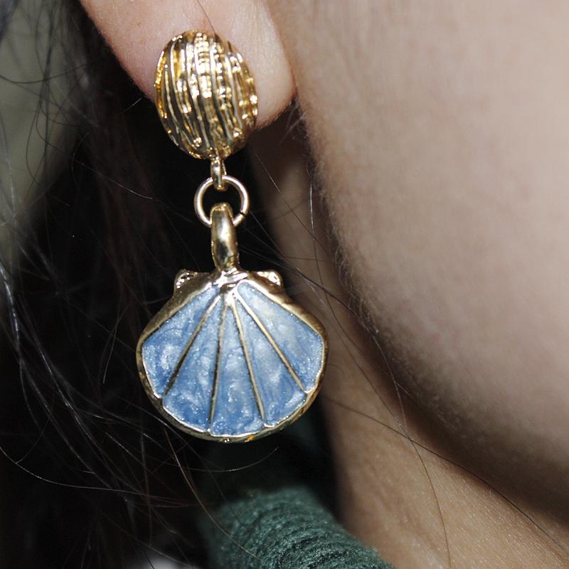 New Seashell Earrings designed for ladies Seashell Blue Earrings 2020 beach jewelry gift
New Seashell Earrings designed for ladies Seashell Blue Earrings 2020 beach jewelry gift