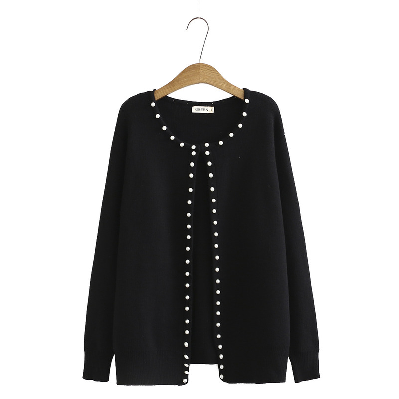 Size 2xl-4xl Plus Black Pink Autumn Solid Cardigan Casual Outerwear Female Sweater 91t7
Size 2xl-4xl Plus Black Pink Autumn Solid Cardigan Casual Outerwear Female Sweater 91t7