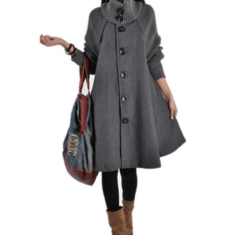 Women's Wool & Blends 2021 Autumn Warm Woolen Coat Female Casual Windbreaker Winter Cloak Knit Long-sleeved High Trench Women Plus Size -5X, Black
Women's Wool & Blends 2021 Autumn Warm Woolen Coat Female Casual Windbreaker Winter Cloak Knit Long-sleeved High Trench Women Plus Size -5X, Black