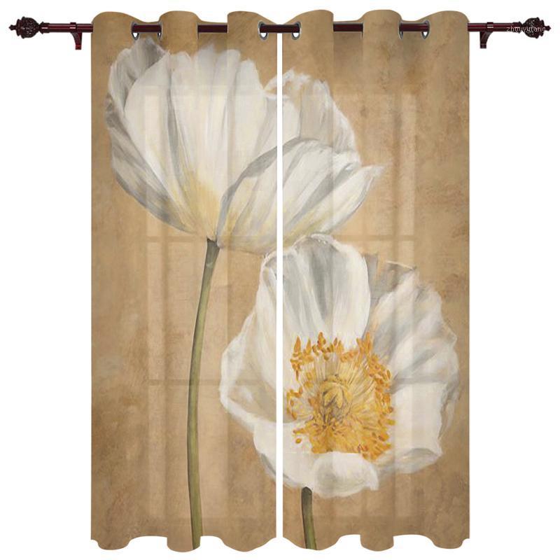 Nice Translucent Curtains With Flower Retro Oil Painting Pattern For Living Room Kitchen Bedroom Decoration Windows Curtain & Drapes
Nice Translucent Curtains With Flower Retro Oil Painting Pattern For Living Room Kitchen Bedroom Decoration Windows Curtain & Drapes