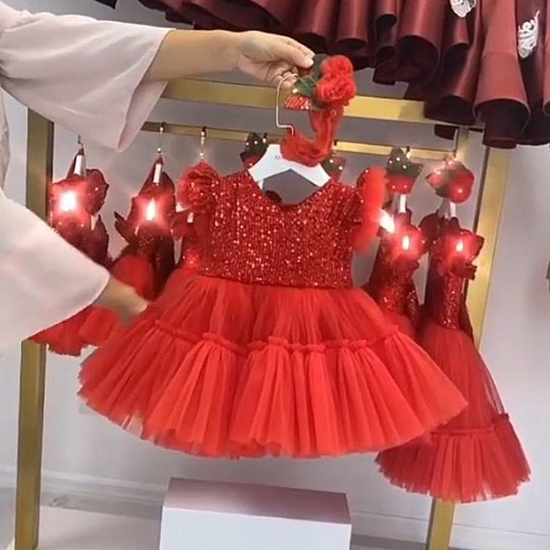 Girl's Dresses Kids Clothes Girls Sequin Wedding Party Princess Costume Children Christmas Clothing Toddler Baby Girl Dress 1-5y Infant, Red;yellow
Girl's Dresses Kids Clothes Girls Sequin Wedding Party Princess Costume Children Christmas Clothing Toddler Baby Girl Dress 1-5y Infant, Red;yellow