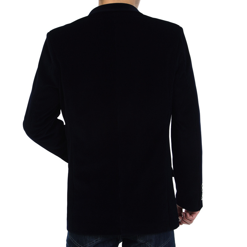 Mens Corduroy Blazers Spring Men Blazer Smart Casual Jacket Solid Camel Black Cotton Business Suit Jackets Male Officer 4XL 201218