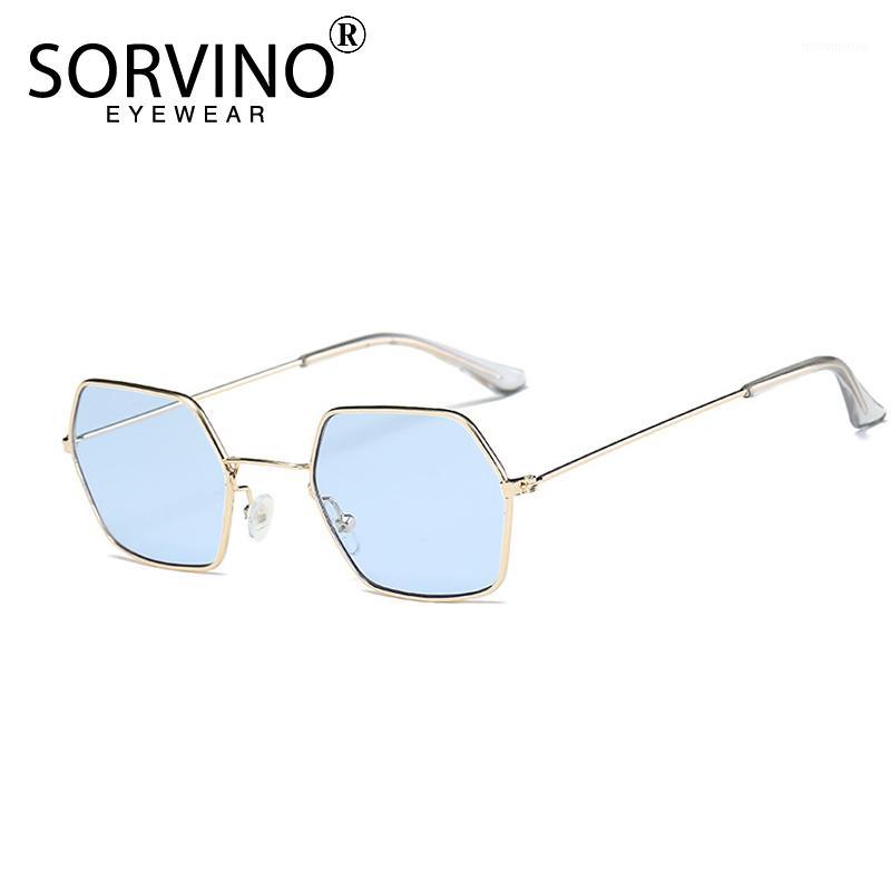 SORVINO Small Crystal Blue Hexagon Sunglasses 2020 Men Women Designer Tiny Clear Candy Rectangle Sun Glasses Rave Shades SVN45b1
SORVINO Small Crystal Blue Hexagon Sunglasses 2020 Men Women Designer Tiny Clear Candy Rectangle Sun Glasses Rave Shades SVN45b1
