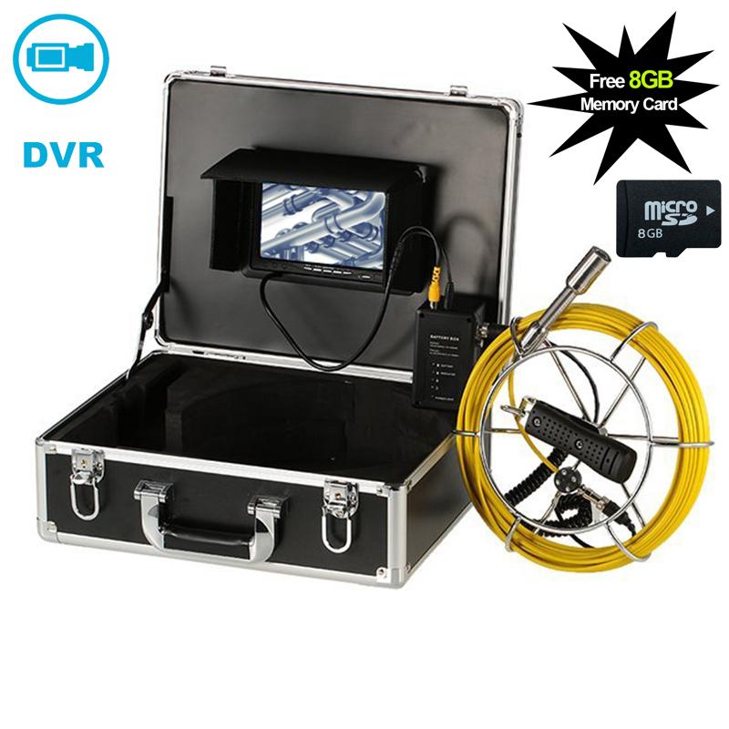 23mm Lens 7inch TFT LCD Sewer Camera Pipe Drain Endoscope Snake Inspection Camera System with 8G TF Card Support Video Recorder
23mm Lens 7inch TFT LCD Sewer Camera Pipe Drain Endoscope Snake Inspection Camera System with 8G TF Card Support Video Recorder