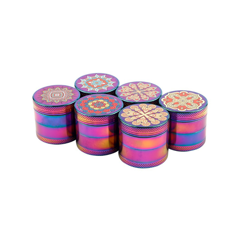 Amazon Hot Sale Rainbow Crusher 50mm Diameter Laser Print Grinder Zinc Alloy Metal Ice Blue Grinder Tabacco Smoking Crusher
Amazon Hot Sale Rainbow Crusher 50mm Diameter Laser Print Grinder Zinc Alloy Metal Ice Blue Grinder Tabacco Smoking Crusher