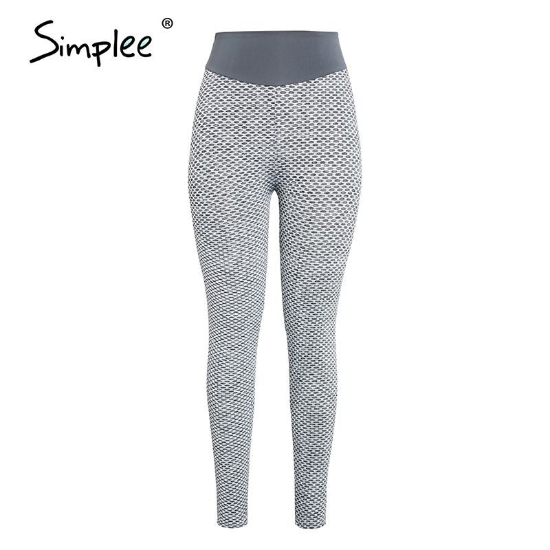 Simplee Sexy Women Fitness Legging Mujer Push Up High Waist Tummy Control Leggins Activewear Gym Seamless Leggings Feminina 201014