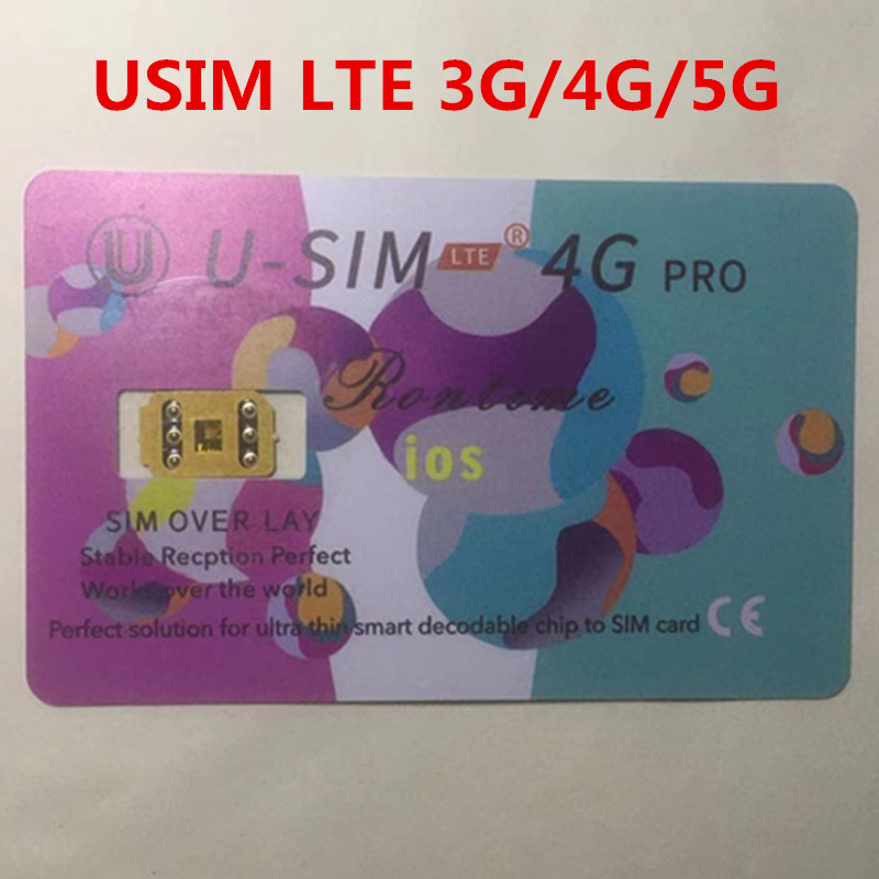 

Free DHL New type of Ghost USIM Unlock SIM Card LTE 4G 5G for iPhone 6S-12 Series Gevey pro ONESIM Turbo Sim