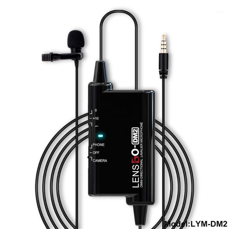 LENSGO LYM-DM2 Professional Audio Video Record Wired Lavalier Lapel Microphone Clip On Mic For Cell Phone Camera DSLR1
LENSGO LYM-DM2 Professional Audio Video Record Wired Lavalier Lapel Microphone Clip On Mic For Cell Phone Camera DSLR1